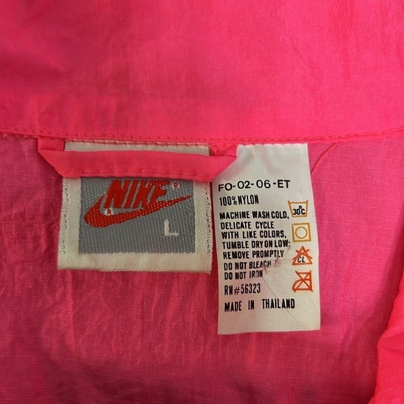 Nike Retro Y2K Windbreaker Jacket Pullover Track 1/2 Zip Front Pouch Large - Picture 5 of 15